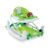 Premergator cu balansoar Lorelli School Green