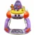 Premergator cu sistem de balansare Baby Care Iepuras Mov Cu Melodii, Reglabil in 3 Trepte, 8 Roti, Pliabil