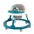 Premergator pentru copii Little Mom, educational cu lumini si sunete, pliabil si ajustabil in inaltime, cu 6 roti silentioase, dimensiune 67 x 67 x 46 cm, Dark Green