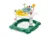 Premergator transformabil in jumper sau centru de activitati pentru bebelusi Toyz Hip Hop cu scaun rotativ 360 si panou interactiv Verde
