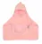 Prosop 60×65 cm din bumbac muselina cu gluga si buzunar pentru bebelusi si copii Amy Poncho rose
