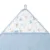 Prosop baie cu gluga bumbac soft 100 x 100 cm Babyono albastru
