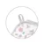 Prosop baie cu gluga bumbac soft 100 x 100 cm Babyono gri