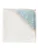 Prosop bebelusi din bumbac organic Rainbow blue 75×75 cm
