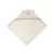 Prosop cu gluga Qmini Teddy Bear Beige, cu broderie si urechi, 100×100 cm, din tricot termo-terry din bambus