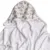 Prosop cu gluga bambusbumbac organic Dreamy Sheeps 90x90cm XKKO