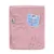 Prosop cu gluga bumbac organic Pink 90×90 cm XKKO