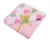 Prosop cu gluga din fibra de bambus 100×100 cm Pink Elefants