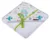 Prosop cu gluga din fibra de bambus 100×100 cm Turquise Bear