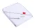 Prosop cu gluga si manusa din bumbac 80×80 cm White and Grey