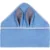 Prosop de baie Infantilo cu gluga Waffle Bunny 80×80 cm albastru