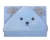 Prosop de baie cu gluga Soft brodata 100×100 cm Blue Bear