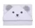 Prosop de baie cu gluga Soft brodata 100×100 cm White Bear