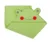 Prosop de baie cu gluga cu urechi din bumbac 80×80 cm Green Frog
