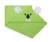 Prosop de baie cu gluga cu urechi din bumbac 80×80 cm Green Koala
