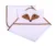 Prosop de baie cu gluga cu urechi din bumbac 80×80 cm White Fox