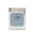 Prosop de baie cu gluga si broderie 90 x 90 cm din bumbac 0 luni+ Soft Blue