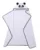 Prosop din bumbac cu gluga 120×100 cm White Panda