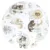 Prosop mare cu gluga Qmini 100×100 cm din bumbac si thermo fleece Teddy Bear and Friends