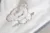 Prosop mare cu gluga din bumbac 100×100 cm BabyMam Teddy Bear Grey