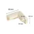 Protectie colturi Car Boy Safety 24x50x22x6mm Crem