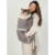 Protectie de iarna impermeabila pentru marsupiu Isara Frosted Almond Taupe cu gluga inclusa