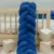 Protectie de pat impletita, MiniMini, Velvet Magic, Albastru Royal, 250 cm