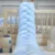 Protectie de pat impletita, MiniMini, Velvet Magic, Baby Blue, 200 cm