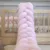 Protectie de pat impletita, MiniMini, Velvet Magic, Mov Deschis, 250 cm