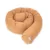 Protectie de pat tubulara, MiniMini, Muselina, Camel, 300 cm