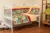 Protectie jumatate patut 60 x 120 cm KidsDecor Dinozauri cu galben din bumbac