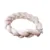Protectie laterala MimiNu pentru patut tip bumper impletit 220×23 cm Beige Pink