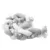 Protectie laterala New Baby pentru patut tip bumper impletit 225 cm Grey with clouds
