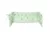 Protectie laterala pat 140 x 27 cm bumbac ranforce Lamb Green
