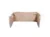 Protectie laterala pat 140 x 27 cm bumbac ranforce Latte Crowns