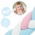 Protectie laterala pentru patut impletita 3 M Ricokids 722105 Albastru Roz