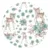Protectie textila MimiNu pentru carucior si scaun auto cu perna Butterfly Minky Sweet Deer Mint