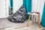 Puf bean bag camouflage impermeabil