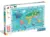 Puzzle Clementoni Maxi, Harta animalelor salbatice, 60 piese