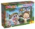 Puzzle Lisciani Masha, Sa jucam din nou, Maxi, 2 x 12 piese