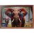 Puzzle Witty Puzzlezz, Elefant cu urechi colorate, 250 piese