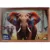 Puzzle Witty Puzzlezz, Elefant cu urechi colorate, 250 piese