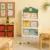 Raft organizator pentru carti si reviste Ginger Home model Casuta Montessori cu 3 rafturi,realizat din MDF,dimensiune 60x12x106 cm