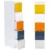 Raft pe roti cu 5 compartimente pentru depozitarea jucariilor ModernHome Multicolor