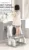 Reductor WC copii cu scarita 2 in 1 Little Mom Grey Teddy, pliabil cu colac moale detasabil, suport lat pentru picioare, manere ergonomice si protectie antistropire, inaltime reglabila, compatibilitate universala