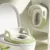 Reductor toaleta Bebe Royal Soft Verde anti-alunecare, reglabil