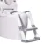 Reductor toaleta pentru copii Little Mom Safe Grey, cu manere laterale ergonomice, colac moale din spuma PU, inaltime ajustabila pe 5 nivele, design anti-stropire, baza antiderapanta, compatibilitate universala