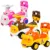 Ride-On copii fara pedale MalPlay Hipcio Walker Pink cu spatar inalt, compartiment de depozitare pozitionat sub scaun, claxon, recomandata copiilor de la 2 ani