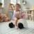 Ride-On fetite fara pedale Dolu Foot to Floor albroz, cu volan, spatar cu posibilitatea de impingere, spatiu de depozitare, claxon