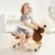 Ride-On pentru copii din lemn Catel Hape, scaun curbat ergonomic, rotile din fata se rotesc la 360 de grade, recomandat copiilor de la 1 an